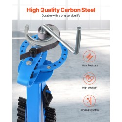 Manuaalinen putkentaivutin hiiliteräksinen neljätoista muottia LVI ja autohuoltoon