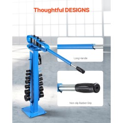 Manuaalinen putkentaivutin hiiliteräksinen neljätoista muottia LVI ja autohuoltoon