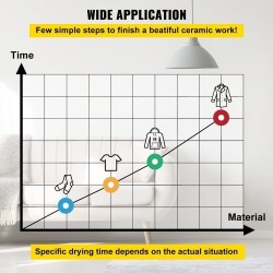 Silkkipainon pikakuivain teräsrunkoinen 45x60 cm 2000 wattia lämpötilanäytöllä