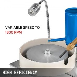 Fasetointikone metallirunkoinen irrotettavalla vesitankilla manipulaattorilla 0–1800 kierrosta minuutissa