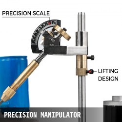 Fasetointikone metallirunkoinen irrotettavalla vesitankilla manipulaattorilla 0–1800 kierrosta minuutissa