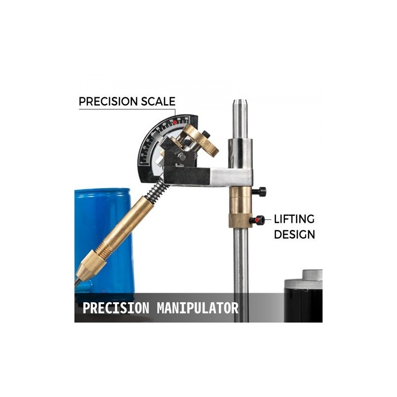 Fasetointikone metallirunkoinen irrotettavalla vesitankilla manipulaattorilla 0–1800 kierrosta minuutissa