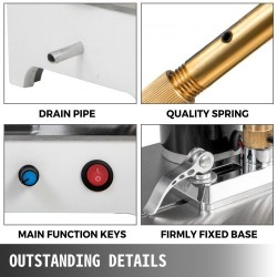 Fasetointikone metallirunkoinen irrotettavalla vesitankilla manipulaattorilla 0–1800 kierrosta minuutissa