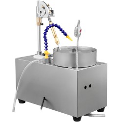 Jalokivien facettikone ruostumatonta terästä 150 mm vesipumpulla