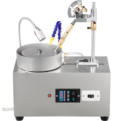 Jalokivien facettikone ruostumatonta terästä 150 mm vesipumpulla