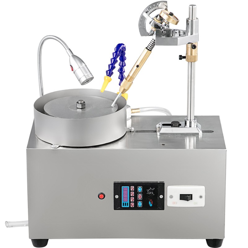 Jalokivien facettikone ruostumatonta terästä 150 mm vesipumpulla