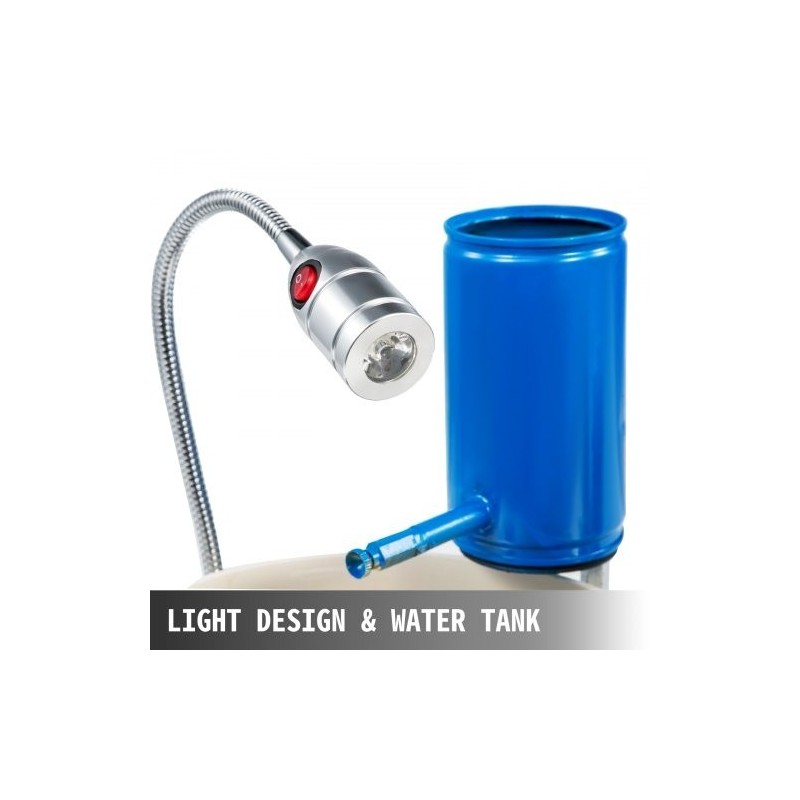 Jalokivien fasetointikone metallirunko digitaalinen kulmanäyttö vesiallas portaaton nopeussäätö