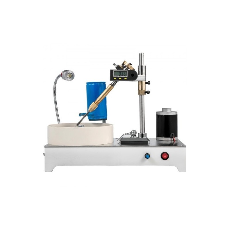 Jalokivien fasetointikone metallirunko digitaalinen kulmanäyttö vesiallas portaaton nopeussäätö