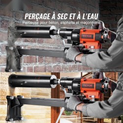 Märkä ja kuivaporakone betonille kahdeksan tuuman poraushalkaisija 3200 watin moottori