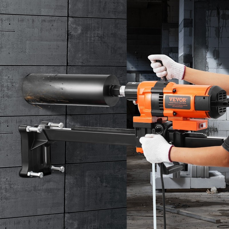 Ydinporakone 3500W 20–300 mm poraushalkaisija telineellä kuiva- ja märkäporaukseen