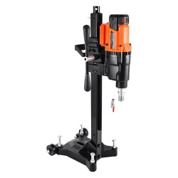 Timanttiporakone jalustalla 20 254 mm märkä ja kuiva 2 nopeutta mukana 10 poranterää