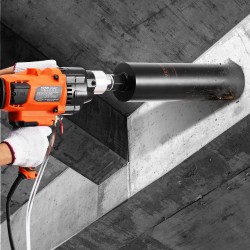 Timanttiporakone 2600W käsikäyttöinen 20–180 mm porausläpimitta kuiva- ja märkäporaus sekoitusominaisuus