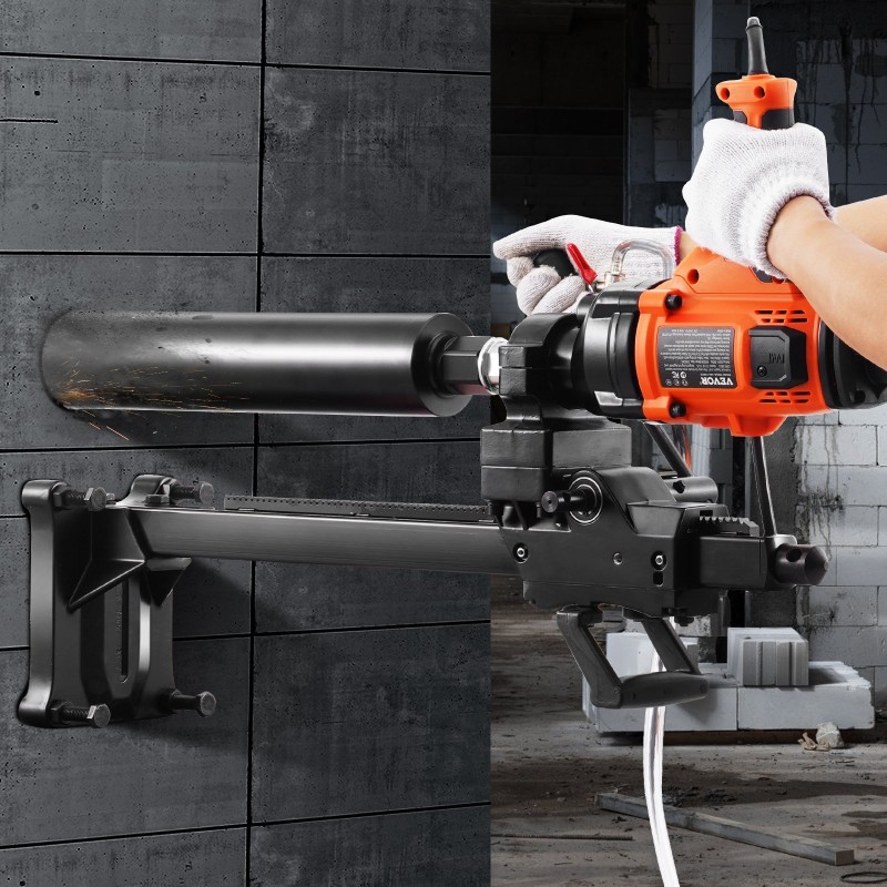 Ydinkairakone 2000 W porausläpimitta 20–160 mm käsikäyttöinen telineasennettava kuiva ja märkäsahaus