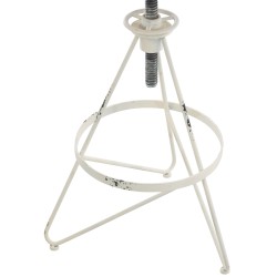 Teollinen baarijakkara säädettävällä korkeudella ja puuistuimella