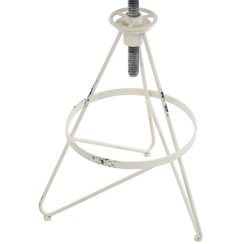 Teollinen baarijakkara säädettävällä korkeudella ja puuistuimella