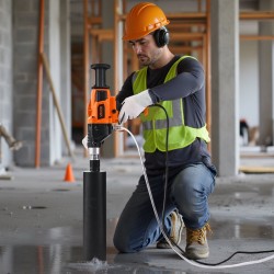 Käsikäyttöinen timanttiydinporakone 20–160 mm 2000W 4 kpl timanttiporakruunuja märkä- ja kuivaporaus