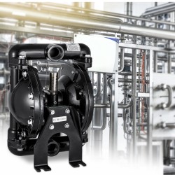 Paineilmatoiminen kaksoiskalvopumppu alumiiniseos PTFE-kalvot 1-tuumainen teolliseen käyttöön