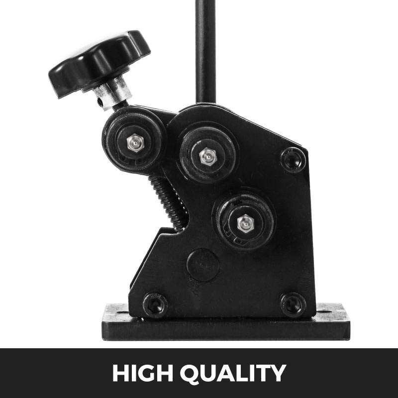 Käsikäyttöinen kovetettu teräs rengastaivutin vähimmäishalkaisija kolme tuumaa kahva kolmesataaneljäkymmentäkolme millimetriä