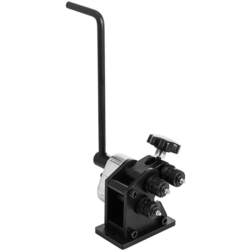 Käsikäyttöinen kovetettu teräs rengastaivutin vähimmäishalkaisija kolme tuumaa kahva kolmesataaneljäkymmentäkolme millimetriä