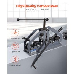 Putkentaivutin käsikäyttöinen hiiliteräs 6 muottia 1,5 tuuman teräs kupari alumiini