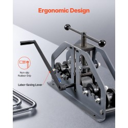 Putkentaivutin käsikäyttöinen hiiliteräs 6 muottia 1,5 tuuman teräs kupari alumiini