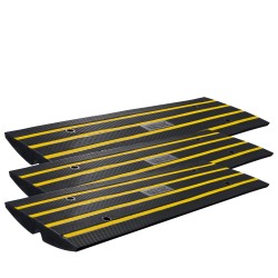 Kumiset reunaluiskat 3 kpl 6,5 cm nousu 15 tonnin kantavuus
