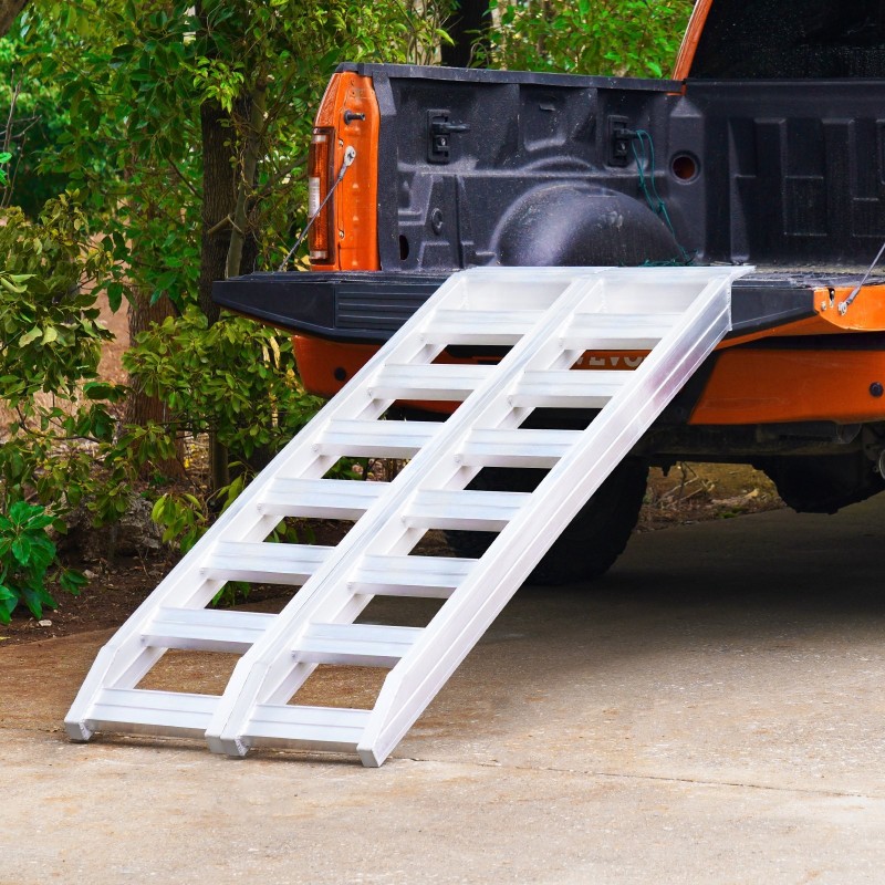 Alumiiniset ajosillat 4 t 1830×380 mm liukuestolla 2 kpl