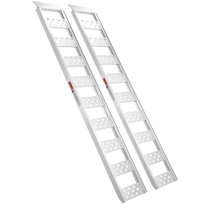 Alumiiniramppisarja 2 kpl 1980 x 305 mm 1250 paunaa moottoripyörille