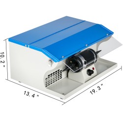 Penkkimallinen korujen kiillotuskone rautarungolla pölynkerääjä työvalo säädettävä nopeus