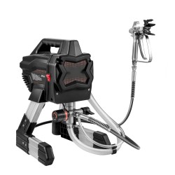 Sähkökäyttöinen jalallinen korkeapaineruiskumaalain 650 wattia 200 barin alumiinivarsi 7,5 metrin letku