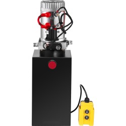 Hydraulipumppu yksitoiminen 10 L metallisäiliö 12 V 1 6 3 0 kW