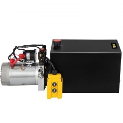 Hydraulinen tehopaketti 20 kvartin terässäiliö 12 voltin kaksoisvaikutteinen kippiperävaunuille