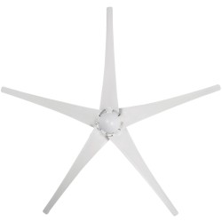 Tuulivoimageneraattori 12 voltin 500 wattia viisilapaiset nailonkuitulavat lataussäätimellä