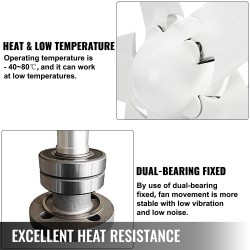 Tuulivoimageneraattori 12 voltin 500 wattia viisilapaiset nailonkuitulavat lataussäätimellä