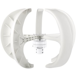 Pystyakselinen tuuligeneraattori 600 watin 12 voltin lyhtymallinen viisilapainen nailonkuitulavoilla