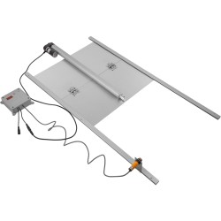 Automaattinen kanalan ovi alumiiniseos 30x30 cm ajastin valosensori infrapuna anturi 2 kauko ohjainta