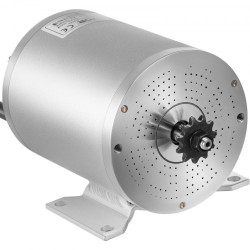 Harjaton tasavirtamoottoripaketti 48V 2000W nimellisnopeus 4300 34A ohjaimella LCD kaasukahvalla