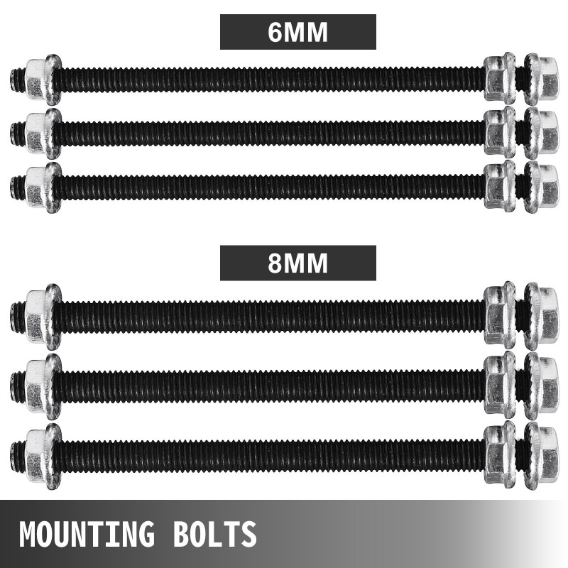 Kampikammion halkaisu- ja erottajatyökalu teräs säädettävät varret mukana 6mm 8mm pultit