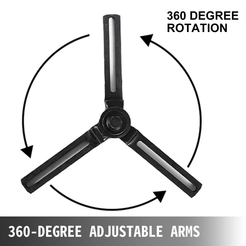 Kampikammion halkaisu- ja erottelutyökalu teräsrunkoinen 2- ja 4-tahtisiin säädettävillä varsilla