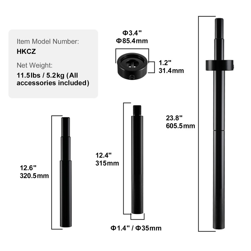 Kehälaakerin kohdistus- ja asennussarja 45-terästä veneen vetolaitteisiin