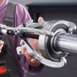 Ulosvetosarja 4-osainen hammaspyörien ja laakereiden 76–203 millimetriä käännettävillä leuoilla