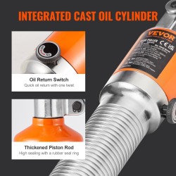 Hydraulinen ulosvedin 15 tonnia 30,5 cm leukakoko laakereille ja vaihteille kaksi- ja kolmileukainen