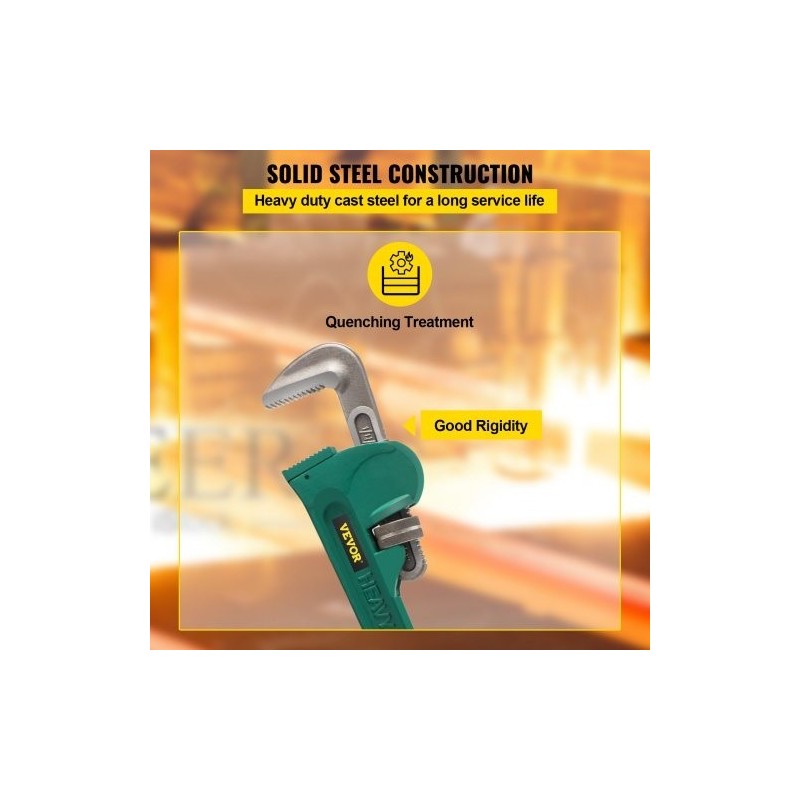 Putkiavain valuteräksinen 48 tuumaa I-palkkivarsi 110 mm leuankapasiteetti