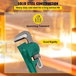 Putkiavain valuteräs suora 91 cm 85 mm leukakapasiteetti raskaan käytön