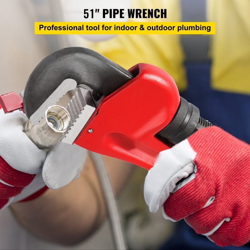 Putkiavain teräs 60 tuumaa 200 mm leukakapasiteetti LVI ja rakennustöihin