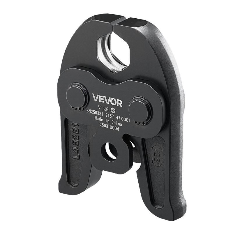 Puristusleuka 28 mm V-tyypin ruostumattomille teräsputkille hiiletyskäsitelty teräs