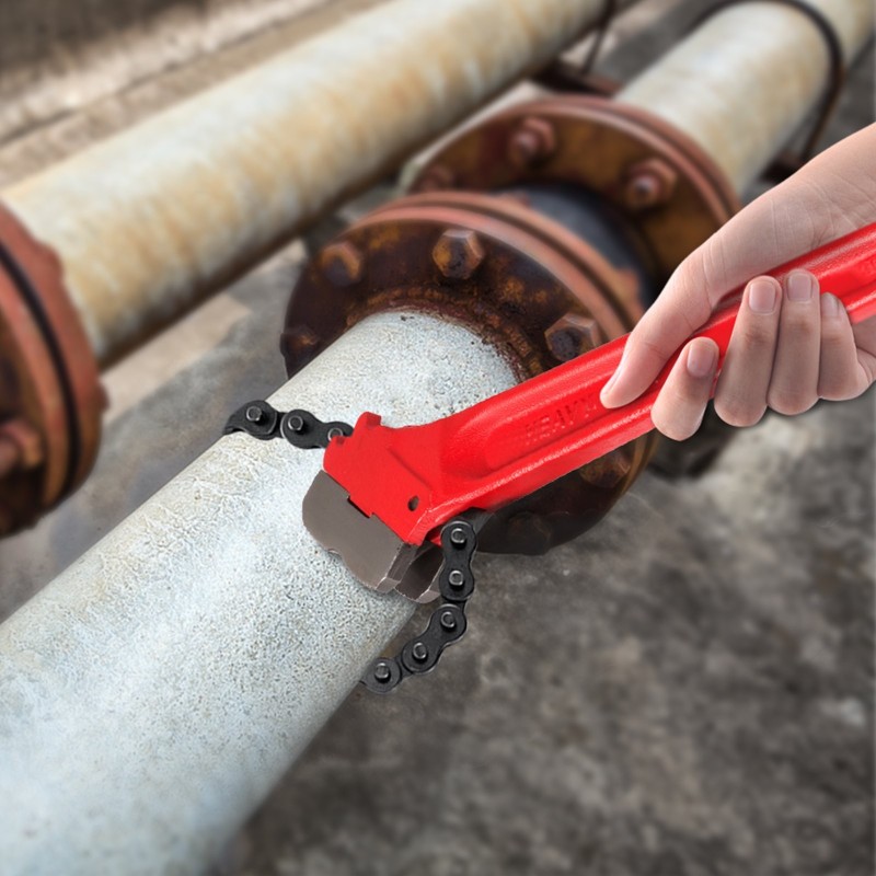 Putkiketjuavain hiiliteräs 36 tuumaa ketju 760 mm puristuskapasiteetti 110–185 mm