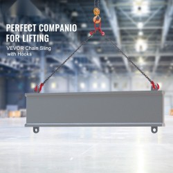 Nostoketju teräs G80 9,5 mm 182,9 cm 2-haarainen jousilukollisilla koukuilla 5000 kg