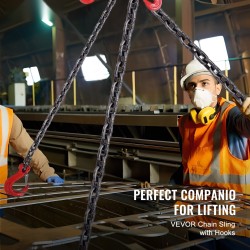 Teräksinen nostoketju G80 6 mm neljähaarainen 150 cm/haara 2993 kg
