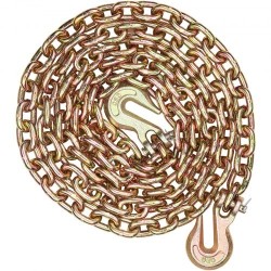 Kuljetussidontaketju G80-luokan 8 mm 316 cm 2,22 t haarukkakoukuilla